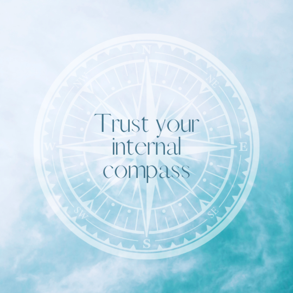 Blue Green Spiritual Quote Instagram Post